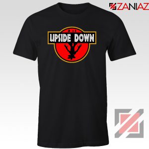 Upside Down Jurassic Park Black Tshirt