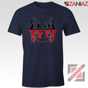 Upside Down Silhouettes Navy Blue Tshirt