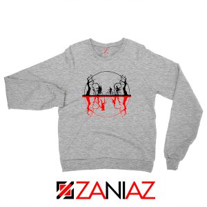 Upside Down Silhouettes Sport Grey Sweatshirt