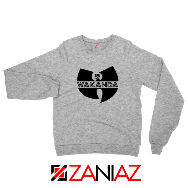Wakanda Parody Sport Grey Sweatshirt Wutang Logo