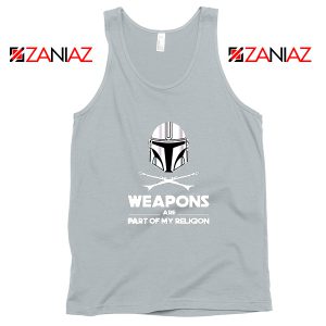 Weapons Are Part Of My Religion Mando Sport Grey Tank Top