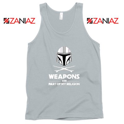 Weapons Are Part Of My Religion Mando Sport Grey Tank Top