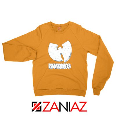 Wutang Clan Logo Vintage 90s Orange Sweatshirt