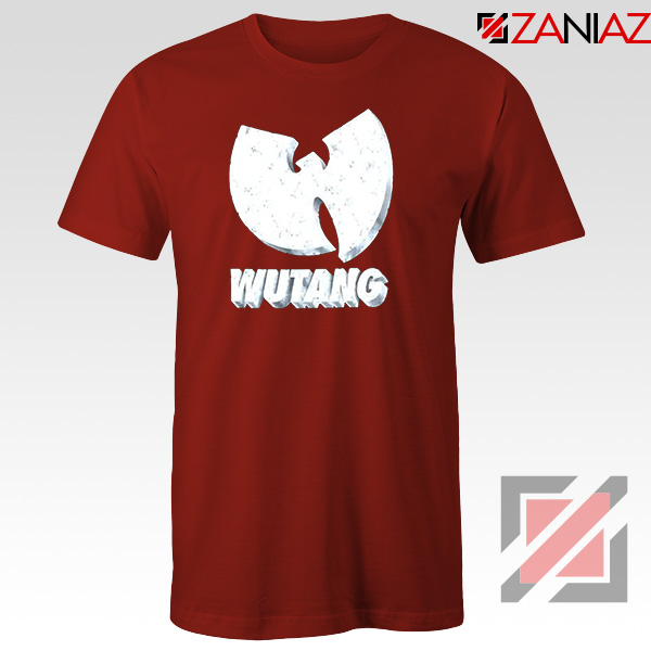 Wutang Clan Logo Vinyage 90s Red Tshirt