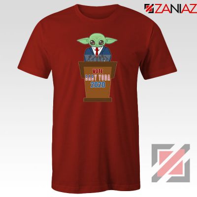 Vote Baby Yoda 2020 Red Tshirt