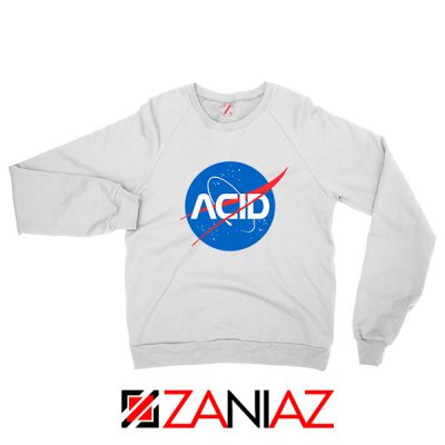 Acid Nasa White Sweatshirt