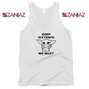 Baby Yoda Keep Distance Tank Top