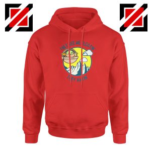 Baby Yoda They See Me Red Hoodie