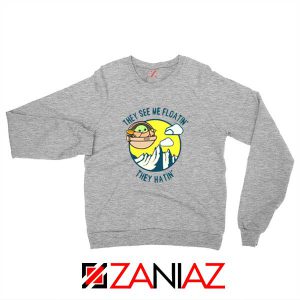 Baby Yoda They See Me Sport Grey Sweatshirt