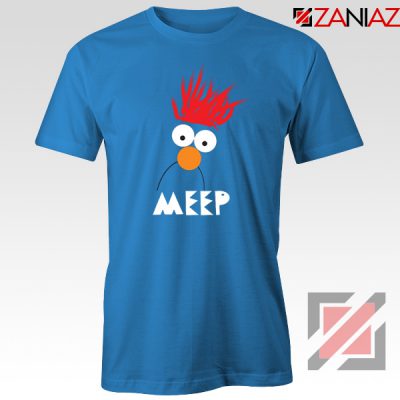Beaker Muppet Meep Blue Tshirt