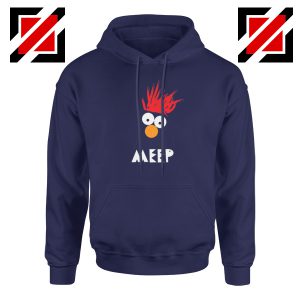 Beaker Muppet Meep Navy Blue Hoodie