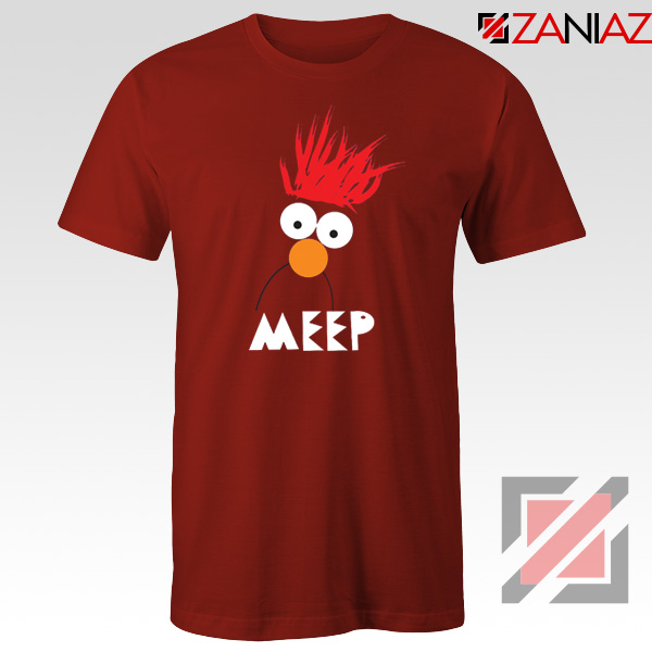 Beaker Muppet Meep Red Tshirt