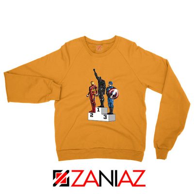 Black Panther Winner Orange Sweatshirt