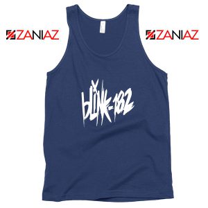 Blink 182 Tour Show Navy Blue Tank Top