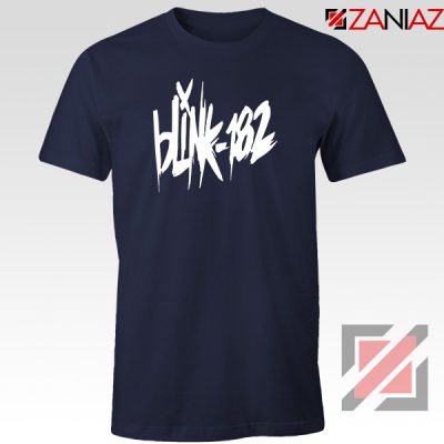 Blink 182 Tour Show Navy Blue Tshirt