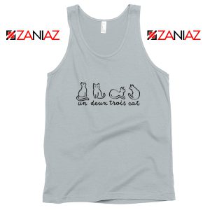 Buy French Cat Sport Grey Tank Top