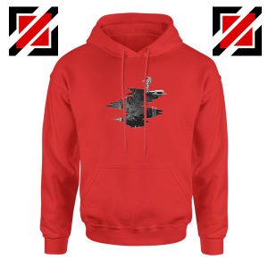 Buy Space Diving Red Hoodie