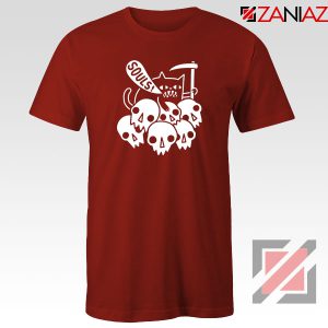 Cheap Cat Soul Red Tshirt