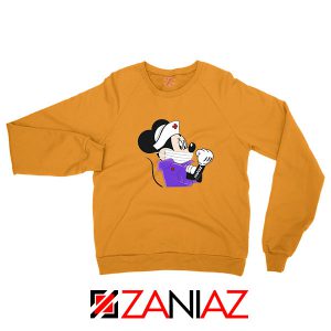 Cute Minnie Mouse Nurse Orange Sweatshirt