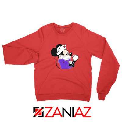 Cute Minnie Mouse Nurse Red Sweatshirt