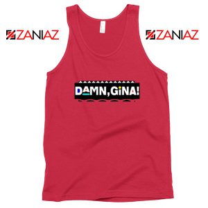 Damn Gina Martin Red Tank Top