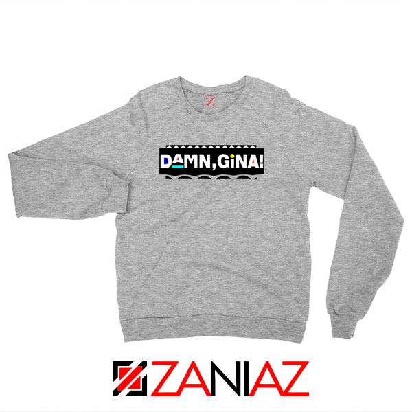 Damn Gina Martin Sport Grey Sweatshirt