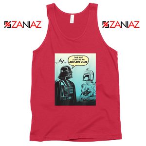 Darth Vader and Boba Red Tank Top