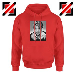 David Bowie Red Hoodie