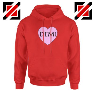 Demi Lovato Heart Red Hoodie