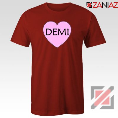 Demi Lovato Heart Red Tshirt