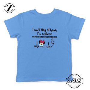 Disney Minnie Mouse Nurse Blue Kids Tshirt