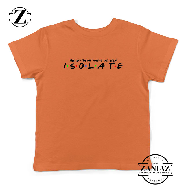 Friends Parody Isolate Orange Kids Tshirt