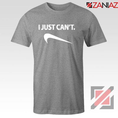 Funny Parody Slogan Nike Sport Grey Tshirt