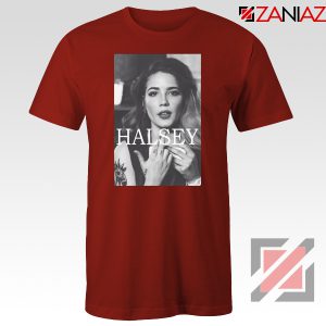 Halsey Singer Poster Red Tshirt