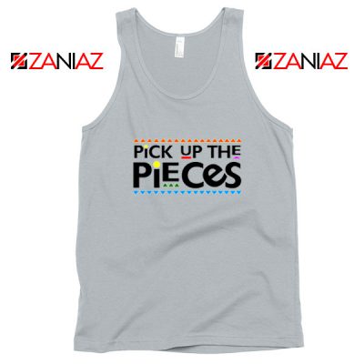 Hustle Man Pick Up The Pieces Sport Grey Tank Top