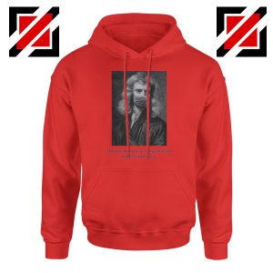 Isaac Newton Mask Red Hoodie