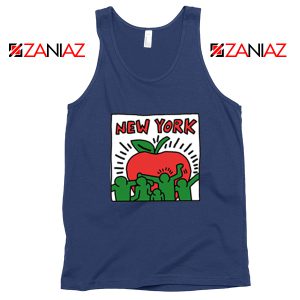 Keith Haring Graffiti New York Navy Blue Tank Top