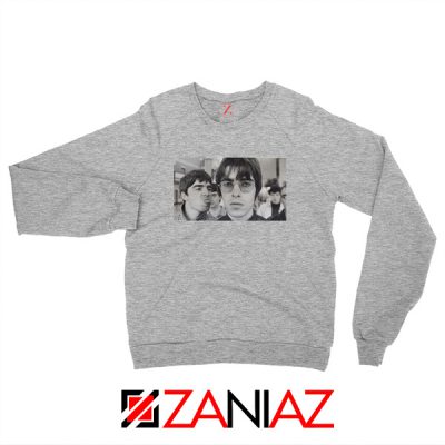 Liam and Noel Gallagher Sport Grey Sweatshirt