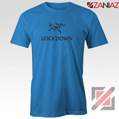 Lock'Down Covid19 Blue Tshirt