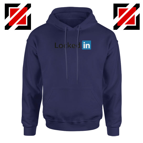 Locked In Quarantined Navy Blue Hoodie