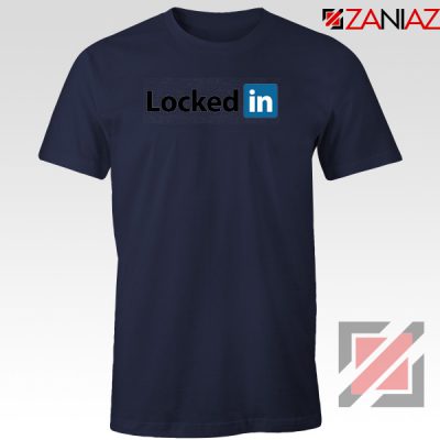 Locked In Quarantined Navy Blue Tshirt
