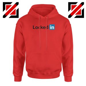 Locked In Quarantined Red Hoodie