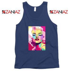 Marilyn Monroe Navy Blue Tank Top