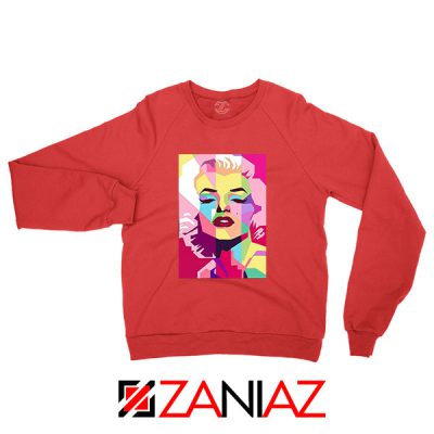 Marilyn Monroe Red Sweatshirt