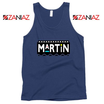 Martin Comedy Navy Blue Tank Top