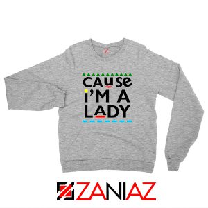 Martin Lawrence Cause I am A Lady Sport Grey Sweatshirt