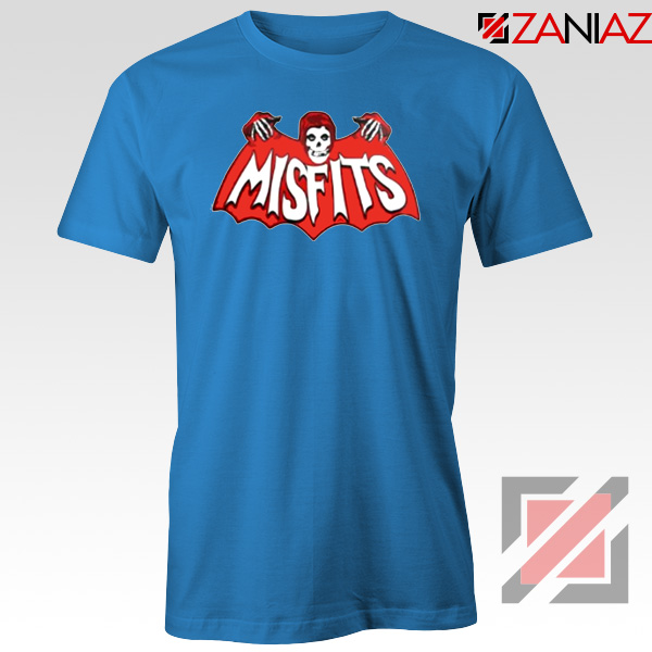 Misfits Music Band Blue Tshirt