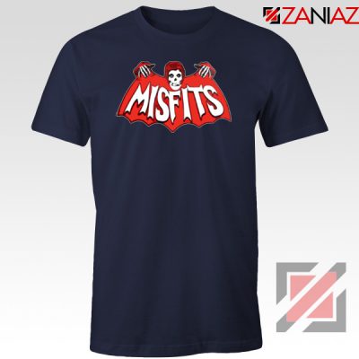 Misfits Music Band Navy Blue Tshirt