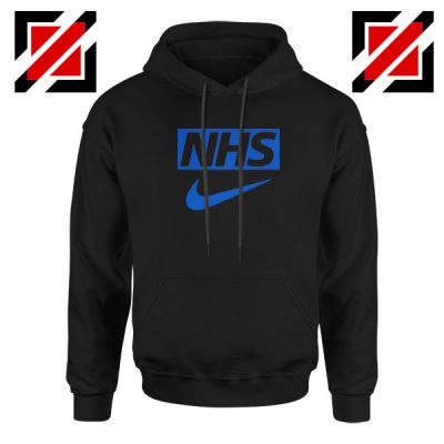NHS Nike Parody Black Hoodie