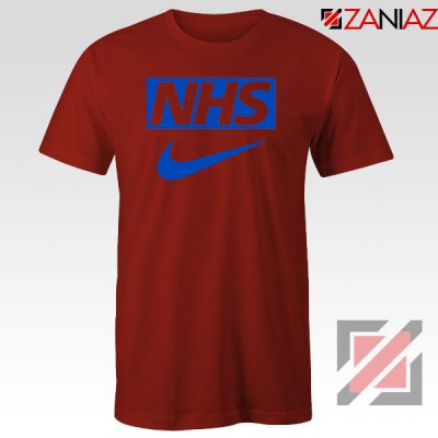 NHS Nike Parody Red Tshirt